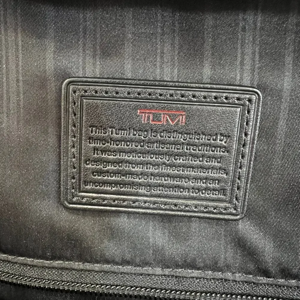 TUMI Alpha Slim Solutions Brief Pack 26172DH Black Nylon Backpack